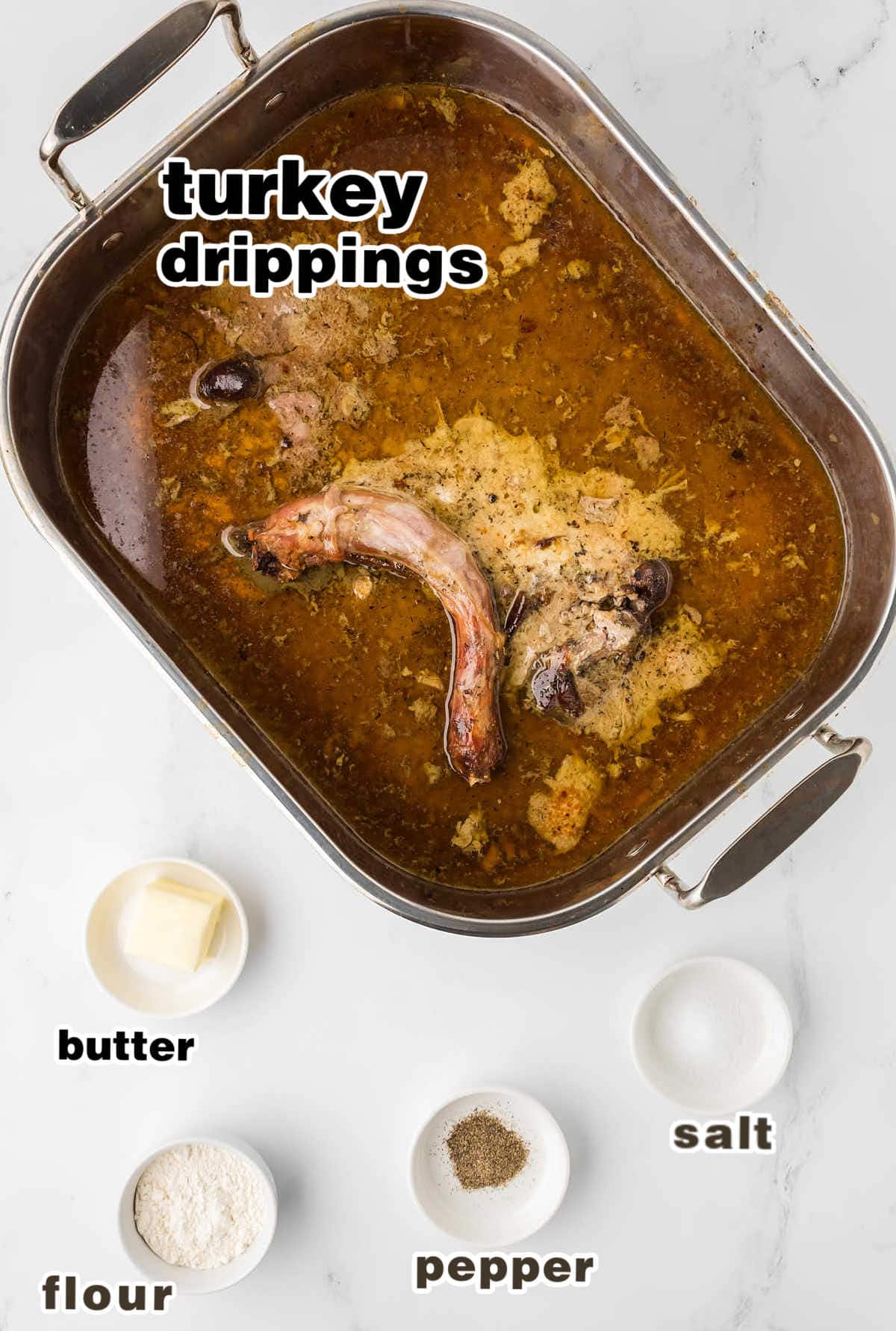 Made-from-scratch Turkey Gravy recipe by Cheerful Cook.