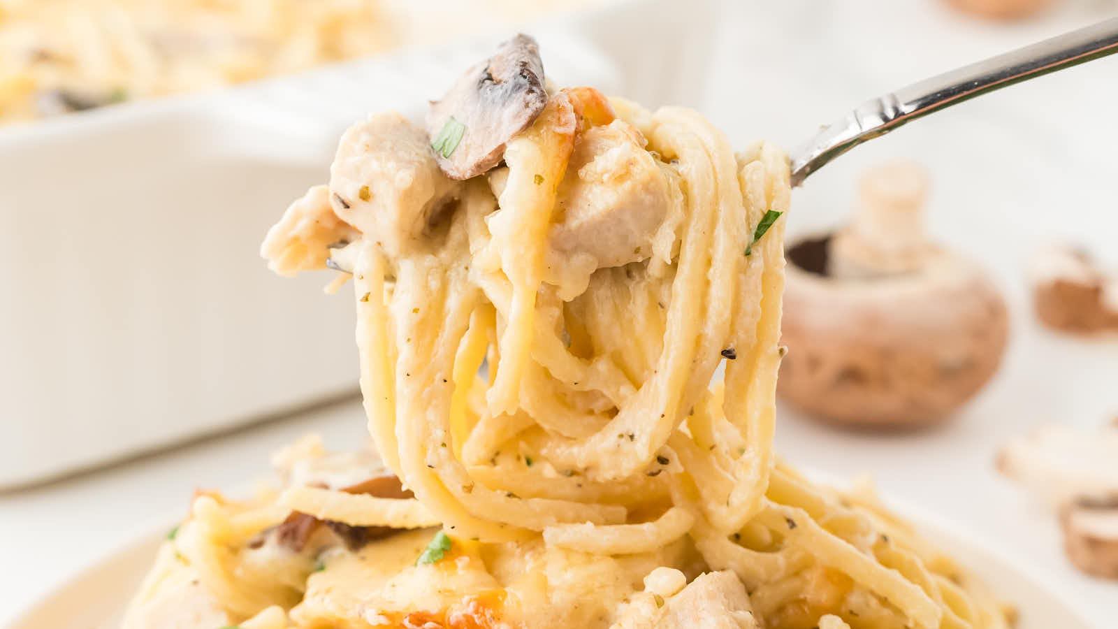 Turkey Tetrazzini recipe by Cheerful Cook.