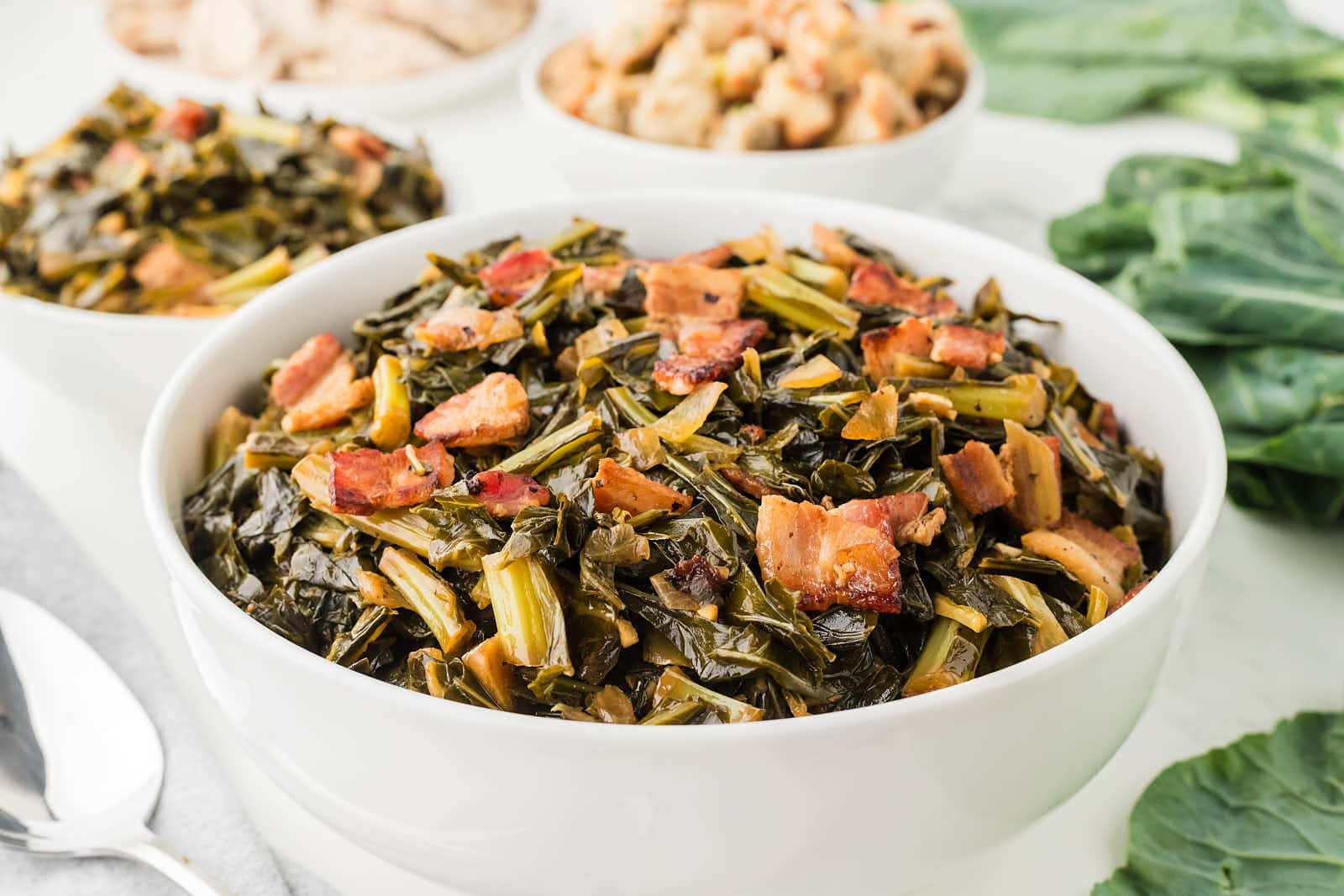 Collard Greens recipe by Cheerful Cook.