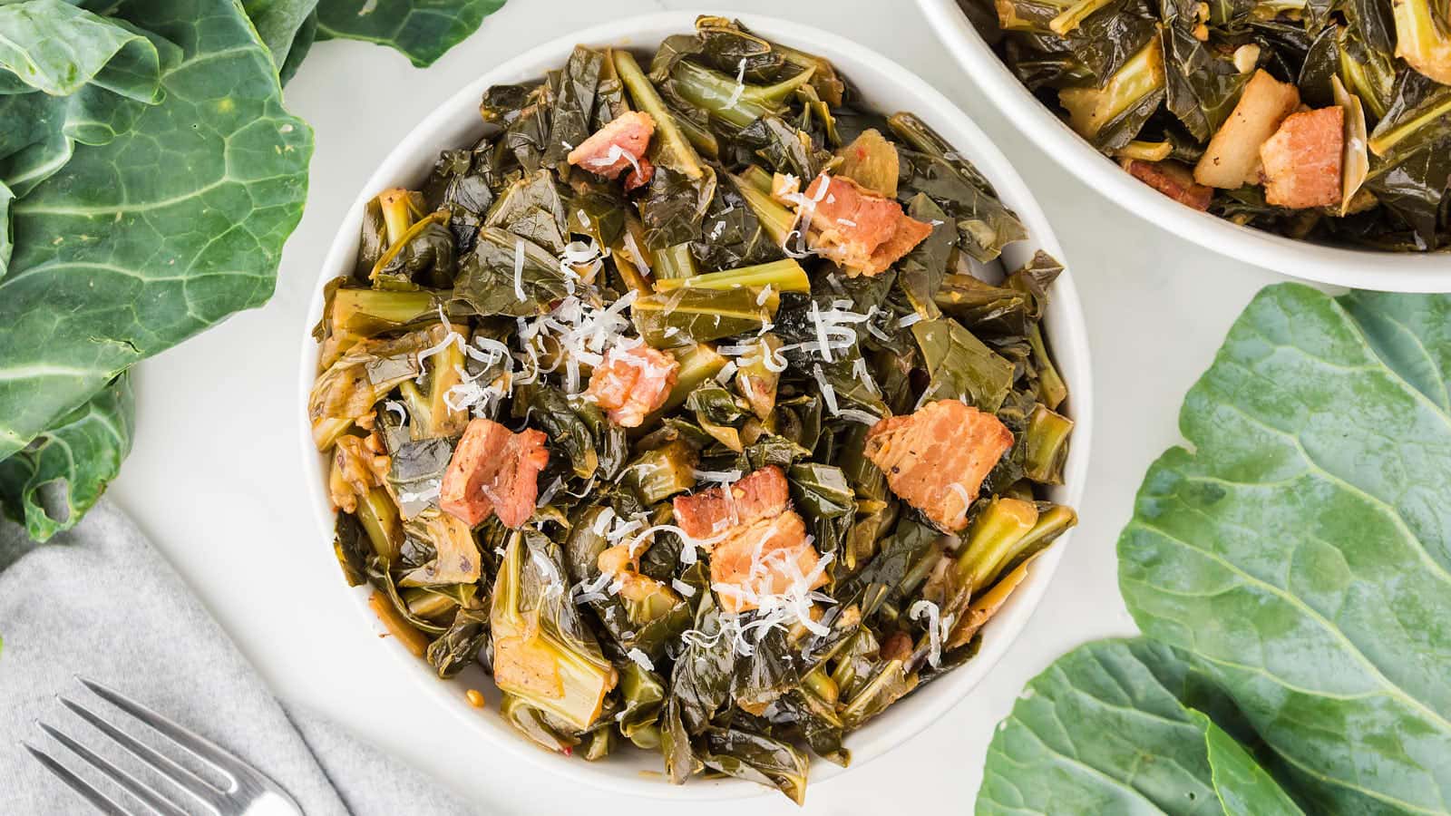 Collard Greens recipe by Cheerful Cook.