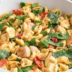 Marry Me Chicken Tortellini recipe by Cheerful Cook.