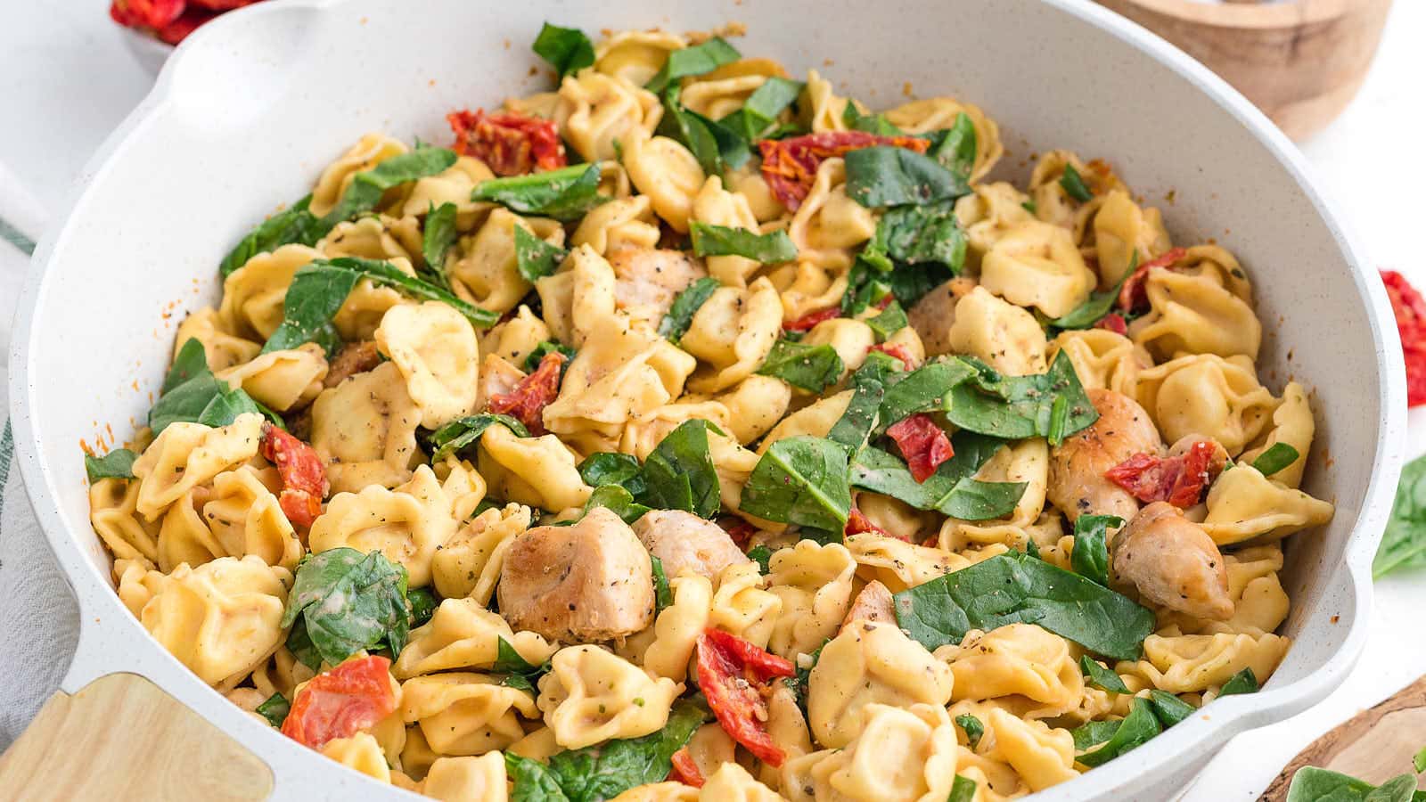 Marry Me Chicken Tortellini recipe by Cheerful Cook.