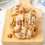 No Bake Gingerbread Cookies served on a wooden board.