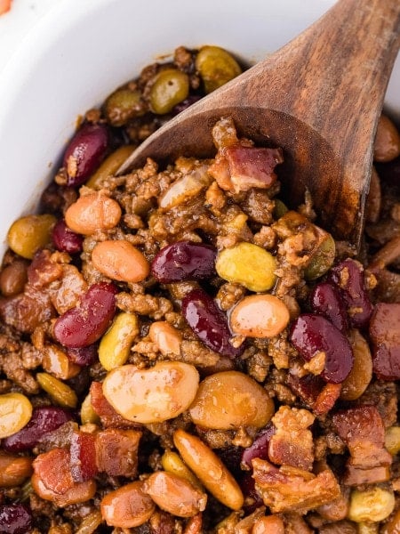 Closeup of a Cowboy Beans.