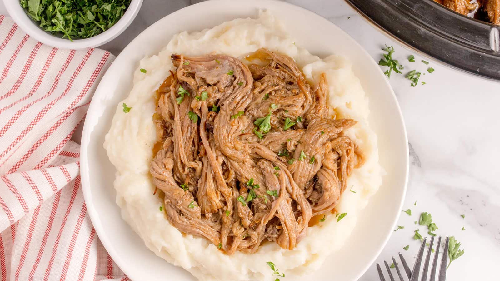 Slow Cooker Brisket recipe by Cheerful Cook.