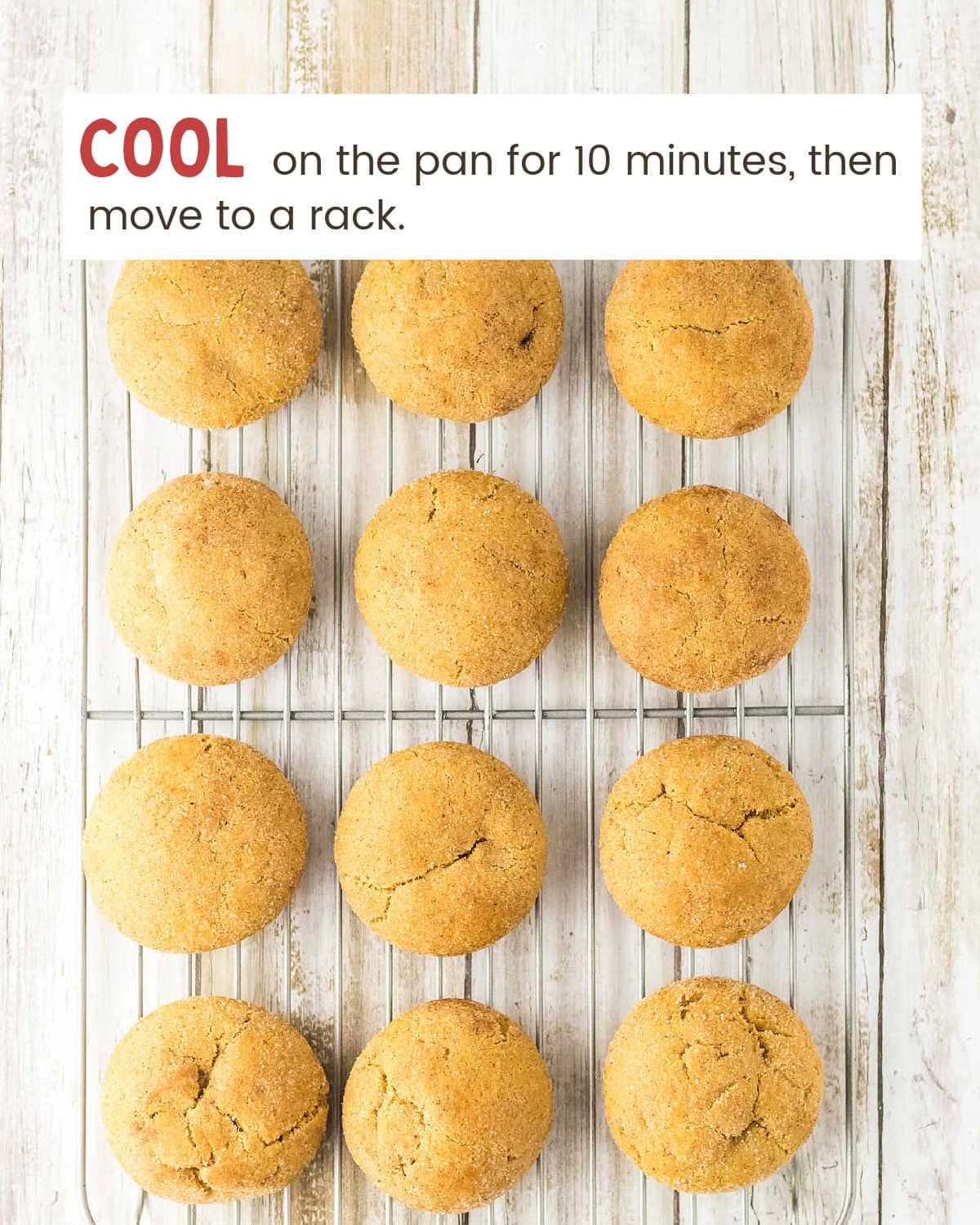 COOL on the pan for 10 minutes, then move to a rack.
