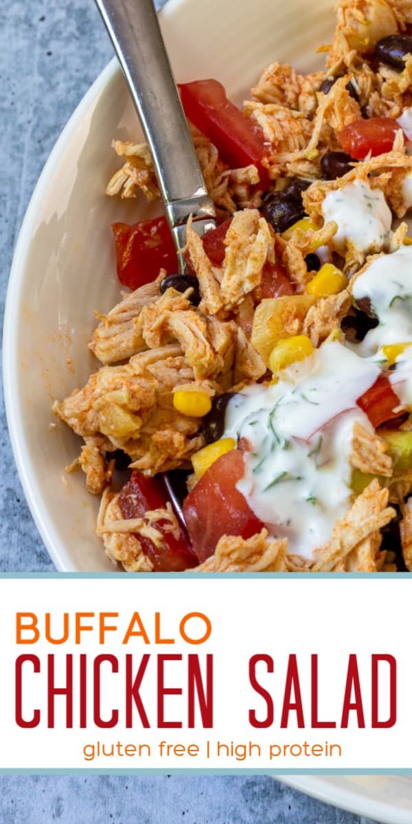 This Crockpot Buffalo Chicken Salad is one of my family's favorite recipes. Made with fresh chicken breast and Frank's Hot Buffalo sauce, it's perfect as a healthy, low-carb salad or sandwich. #cheerfulcook
#buffalochicken #salad #crockpot #crockpotsalad #easyrecipe ♡ cheerfulcook.com via @cheerfulcook