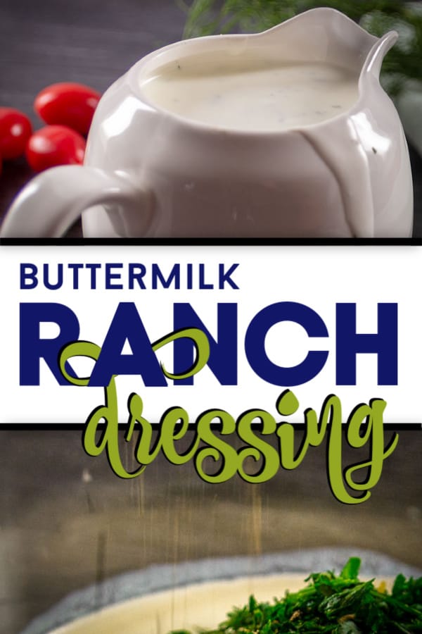 Buttermilk Ranch Dressing Recipe