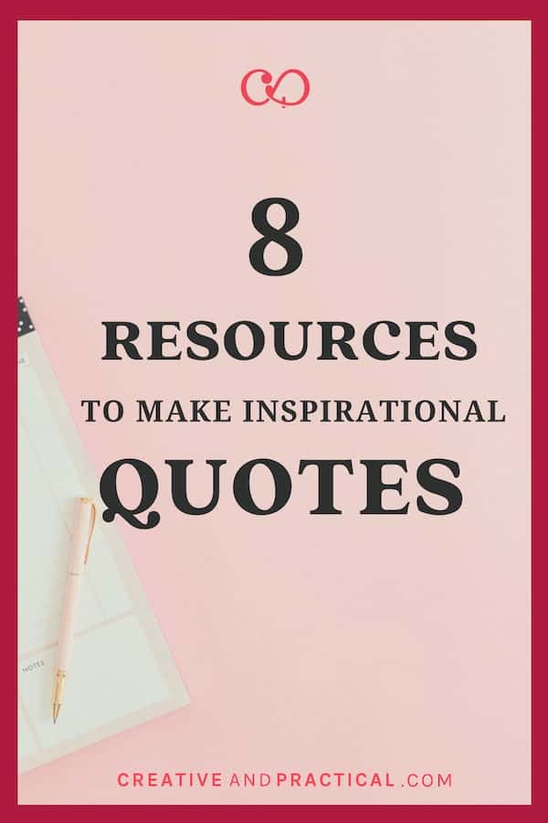 8 Resources to Make Inspirational Quotes