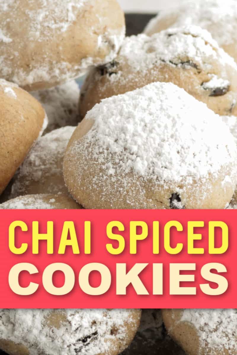 This is the BEST Chai Spiced Cookie recipe. These cookies are crumbly, crunchy, and full of flavor. Perfect with a cup of coffee on a cold day. Ready for baking in less than 15 minutes and out of the oven 20 minutes later. #cheerfulcook #cookies #chai #bakedgoods #recipe 
♡ cheerfulcook.com via @cheerfulcook