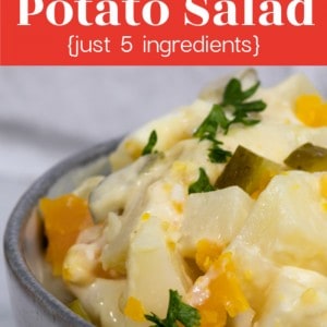 Irresistible 5 ingredient German potato salad