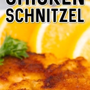 The best German Chicken Schnitzel recipe.