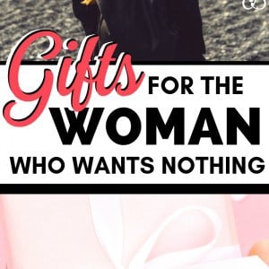 woman on the beach about to be surprised with a gift