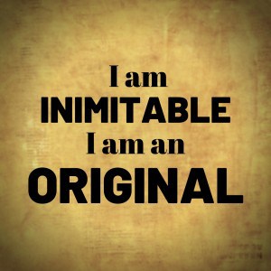 I am Inimitable I Am An Original - Hamilton, the Musical