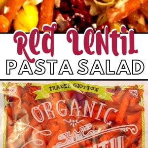 Red Lentil Pasta Salad (Gluten Free)