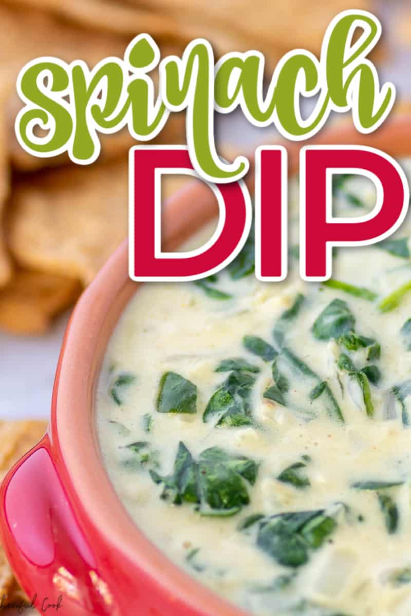 There's a reason hot spinach dip is such a popular party dip. Using just simple and fresh ingredients takes this classic party dip to the next level. Rich and creamy, this spinach dip is perfect for dipping tortilla chips or (oven-roasted) sliced baguette. #cheerfulcook #appetizer #dip #shared #recipe ♡ cheerfulcook.com via @cheerfulcook