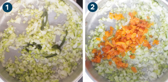 How To Make Stuffing: Step 1 and 2