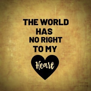 The World Has No Right TO My Heart, Hamilton The Musical