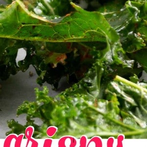Crispy Kale Chips from the oven