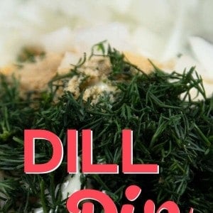 Preparing the dill dip with cucumber.