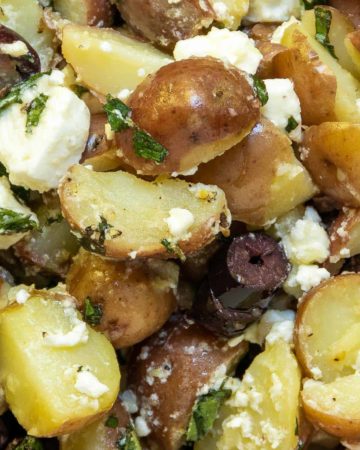 Greek Style Red Potato Salad