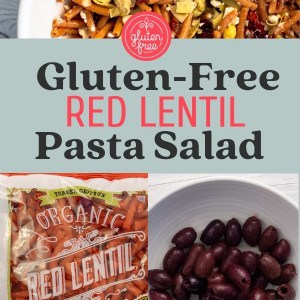 If you are new to the gluten free life or if you're a seasoned gluten free cook, try the Red Lentil Pasta salad. It's a super nutrious salad that takes no teime to prep. The Red Lentil Pasta is from Trader Joe's, but other brands carry similar products. #glutenfreepasta #glutenfreepastsasalad #traderjoes #redlentilsalad #creativeanpractical #easyandglutenfree