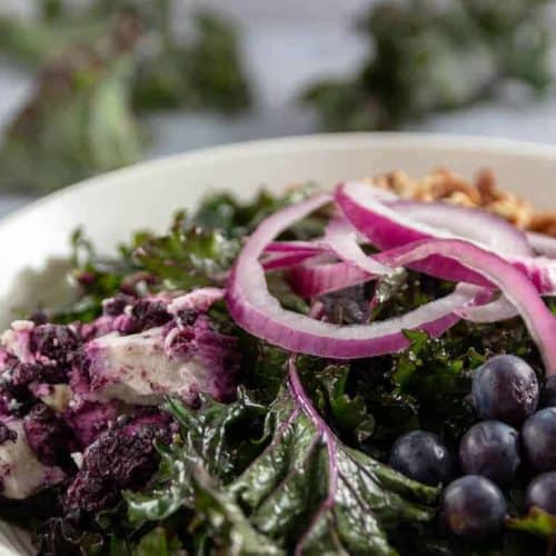 Kale Blueberry Salad