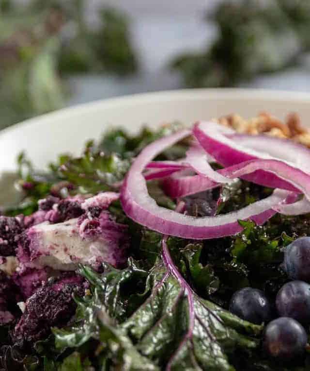Kale Blueberry Salad