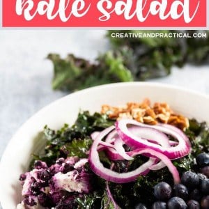 Kale Blueberry Salad