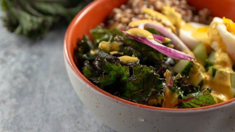 Kale Quinoa Salad Bowl