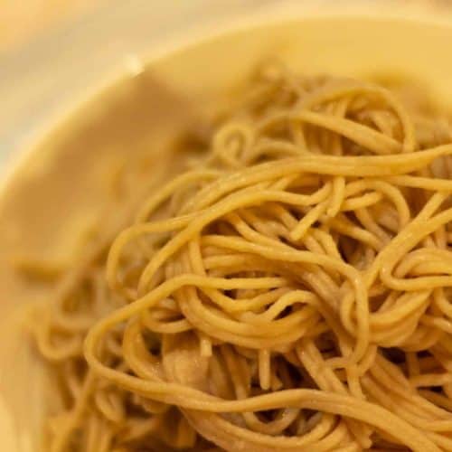 Brown Rice Quinoa Pasta reminds you at first of the Whole Wheat pasta. But the texture is quiet different.