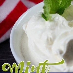The best Mint Whipped Cream