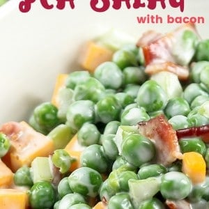 Gluten-Free Pea Salad with Bacon