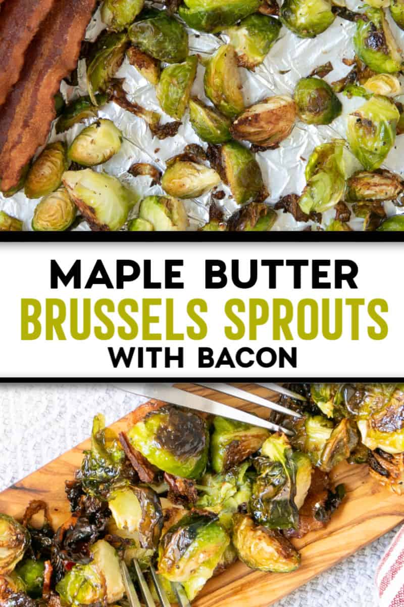 Get ready to drool!! This Brussels Sprouts with Bacon recipe is d-e-l-i-c-o-u-s!!! It combines sweet and savory flavors. Perfect for Sunday dinner, or special occasions like Thanksgiving or Christmas. #brusselssprouts #withbacon #recipe #easy #thanksgiving #oven #sidedish via @cheerfulcook