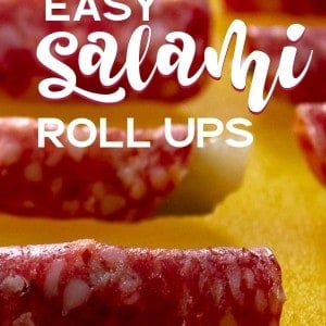 Salami Roll Ups Party Appetizer