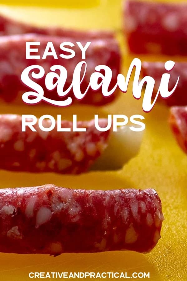 Salami Roll Ups - Perfect for your next party! Salami Cream Cheese Roll Ups are a great, (gluten free) hearty appetizer. #glutenfreeappetizer #superbowl #fingerfood #superbowlrecipes #partyappetizers | cheerfulcook.com via @cheerfulcook