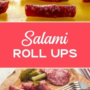 Salami Roll Ups Party Appetizer