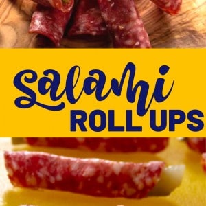 Salami Roll Ups Party Appetizer