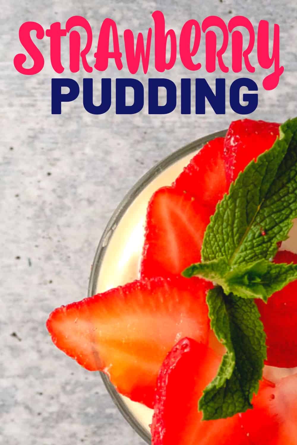 Creamy Strawberry Pudding - vanilla pudding with fresh whipped cream and sliced strawberries. Refreshing and delicious! #glutenfree #instant #easydessert #nobake #jello #jellorecipe #pudding ➤ cheerfulcook.com via @cheerfulcook