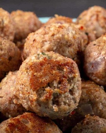 Freshly Cooked (gluten-free) Turkey Meatballs