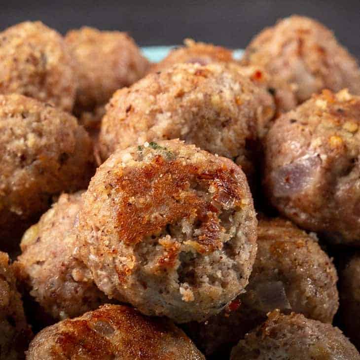Freshly Cooked (gluten-free) Turkey Meatballs