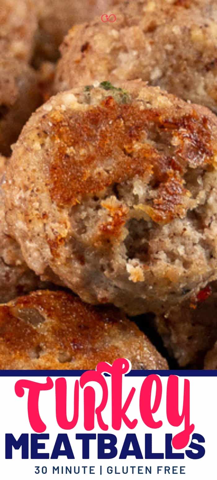 You will love these buttery, garlicky, grain-free turkey meatballs. Perfect as a party appetizer or as a main course with some pasta or fresh veggies. #glutenfree #turkeymeatballs #sage #butter #almondflour #grainfree #cleaneating #comfortfood ♡ cheerfulcook.com via @cheerfulcook